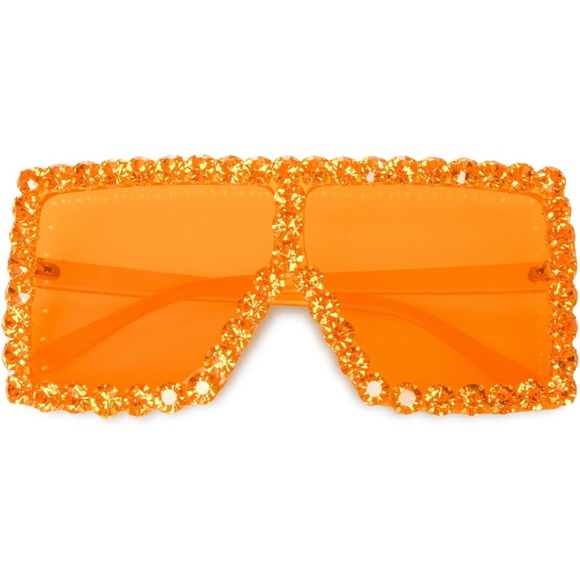 Oversized Orange Statement Glasses with Decorative Border
NWT’s - Picture 3 of 5